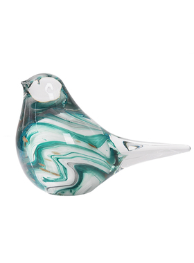 艺术琉璃鸟摆件简约轻奢客厅装饰