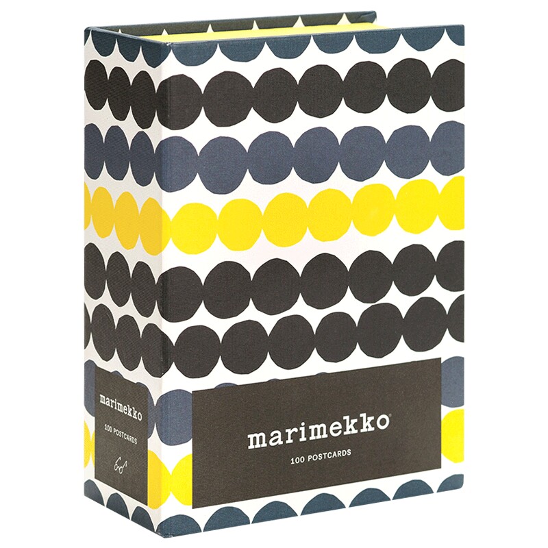 玛丽麦高100张明信片 英文原版 Marimekko Postcard Box 芬兰时尚设计品牌 经典图案与现代设计 精装 英文版 进口原版英语艺术类书