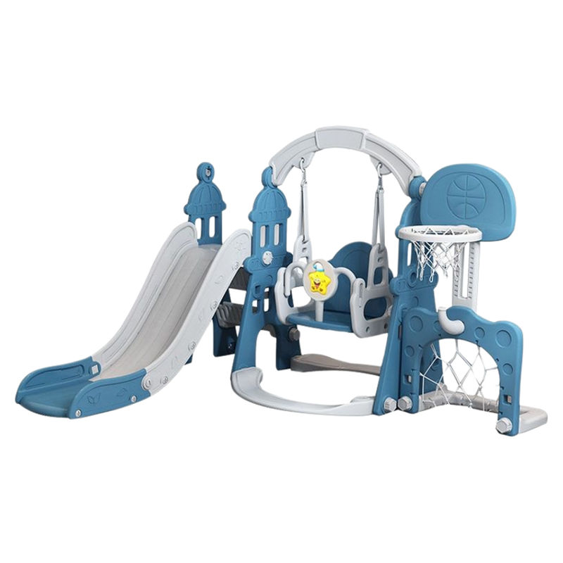 新疆包邮宝宝楼梯带滑滑梯秋千