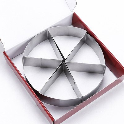 彩盒装6分模圆形不锈钢面包模具蛋糕模具披萨慕工具蛋糕斯圈烘焙
