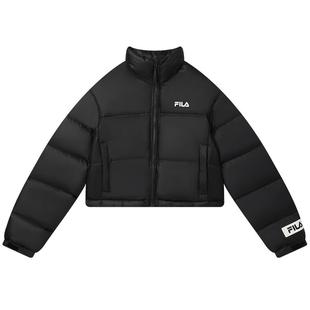 FILA 斐乐官方女子羽绒服冬新保暖防风宽松短款面包服运动外套女