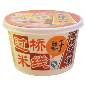 皇子碗装冲泡牛微辣肉味过桥米线