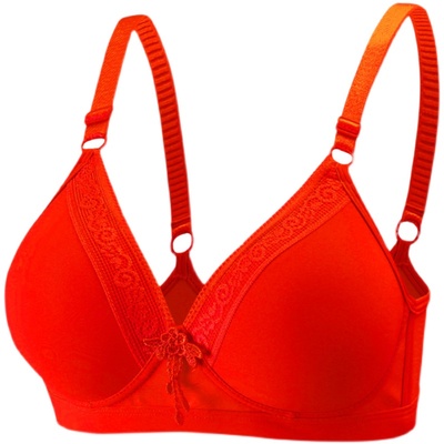 文胸舒适柔软薄文胸无钢圈棉聚拢