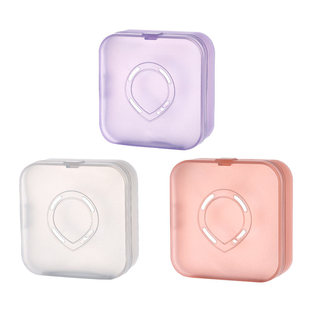 透气粉扑收纳盒气垫粉扑盒子空盒便携亚克力专用防尘装CPB化妆刷