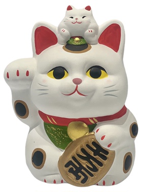 开业礼物前台收银台招财猫摆件