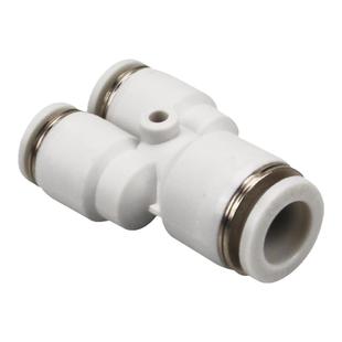 Y型三通接头PYW16-14-12-10-8-6-4mm气管大小头减径塑料气动快接