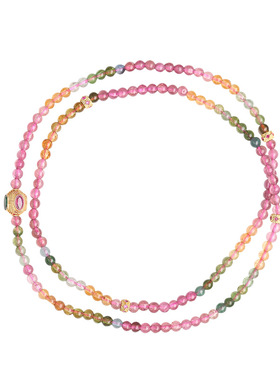 【收藏款】7A+巴西碧玺手链吸金石多圈优质水晶手串轻奢 生日送礼