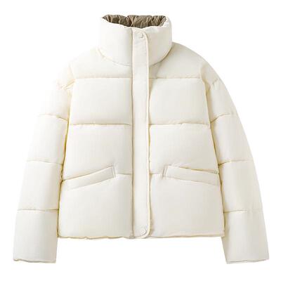 班尼路S&K系列短款棉服女2026新款冬季立领面包服小个子棉衣棉服M