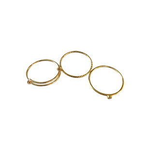 洗手不用摘有含金量美产14K注金戒指链条珠珠合集ins欧美韩国简约