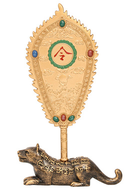 李居明吉祥物九运大令旗摆件