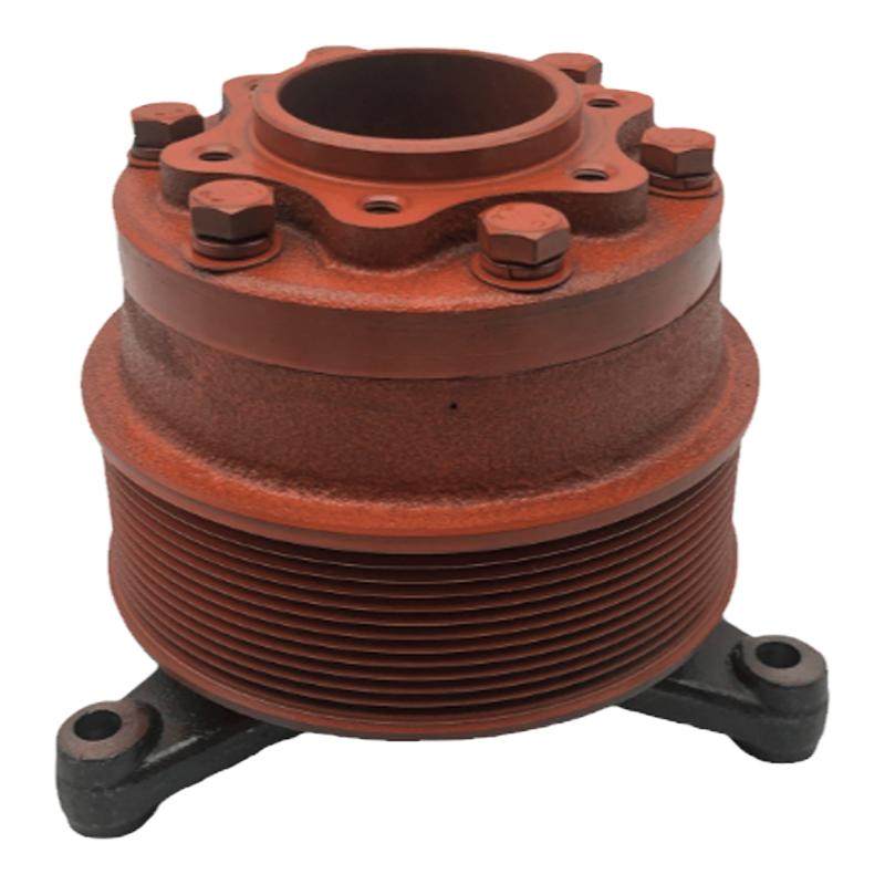 卡特E320D 323D帕金斯C6.4发动机风扇皮带轮风扇支架总成挖机配件