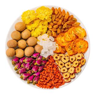 桂圆红枣枸杞玫瑰花茶八宝补女气血水果茶适合女生泡水喝养生茶包