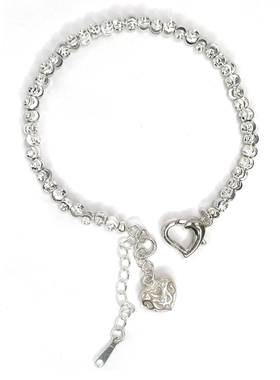 女925银原创碎银几两手链碎银子