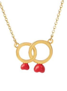 心爱心原创设计小众礼物项链