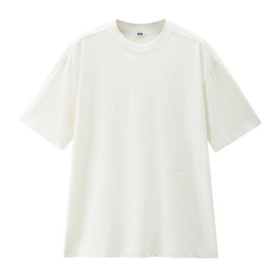 Giordano短袖刺绣T恤纯棉