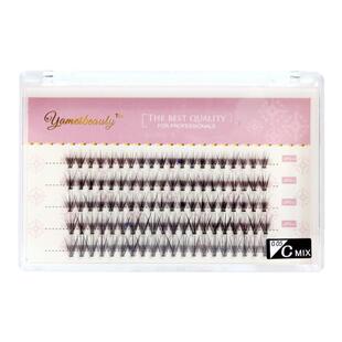 平度睫毛超软浓密五排混合长度装自然仿真假睫毛单簇化妆自沾嫁接