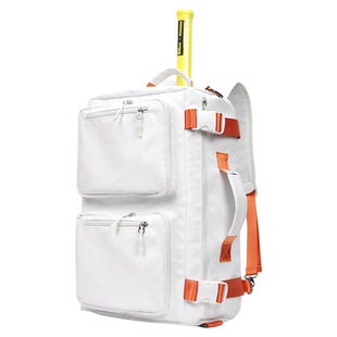 GreatSpeed网球包羽毛球包双肩背包男女成人多功能白色包2支装