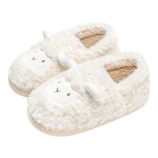 洁丽雅棉拖鞋女款秋冬季2025新款室内家居包跟毛绒保暖防滑月子鞋