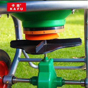 卡夫MG2000旋转施肥机播种机均匀草坪撒种子肥料手推式 撒盐机