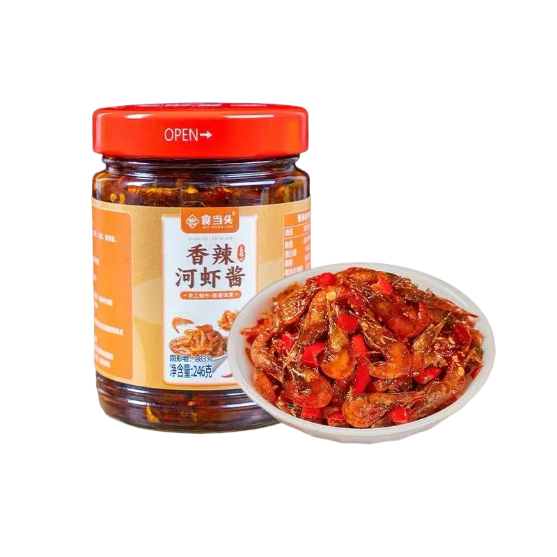 江西香辣河虾酱鲜虾仔即食