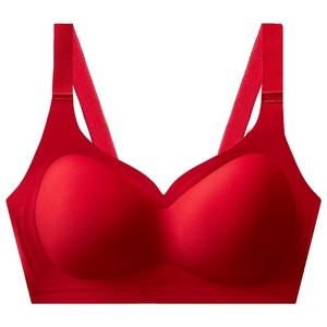 幸运礼盒本命年红色内衣内裤套装女结婚新娘小胸聚拢2025蛇年文胸