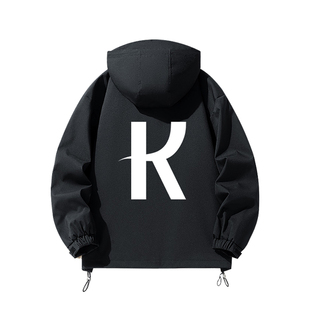 强风吹拂藏原走同款宽政大学K标外套清濑灰二运动服男生学生衣服