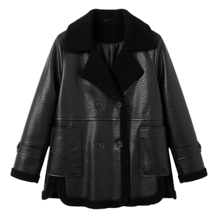 泰迪绒皮毛一体夹克女新款双面穿女款保暖外套直播爆款