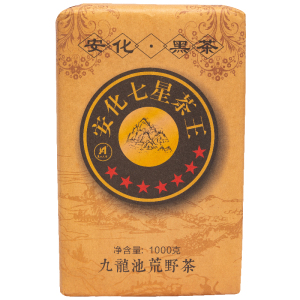 湖南安化黑茶七星茶王天尖金花