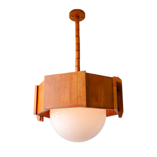 凯乔 中古风吊灯 包豪斯餐厅卧室客厅复古设计感灯具2025新款