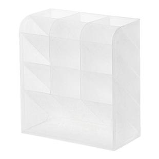 斜插式笔架学生书桌桌面多功能文具收纳盒办公室大容量马克笔笔筒