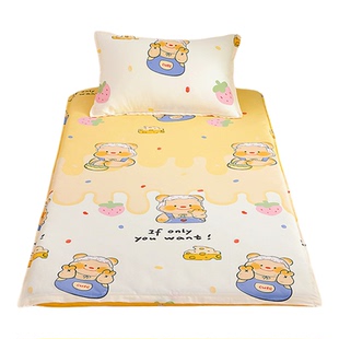 宿舍单人褥套90x190全棉床垫保护套褥子套80x190全包密封防尘耐用