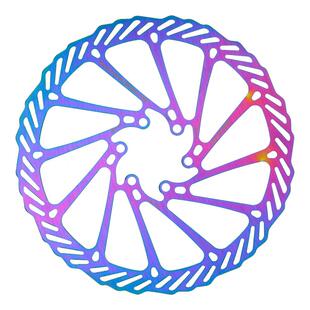 VXM山地自行车碟刹碟片 彩色160/180mm不锈钢6钉炫彩G3/HS1刹车盘