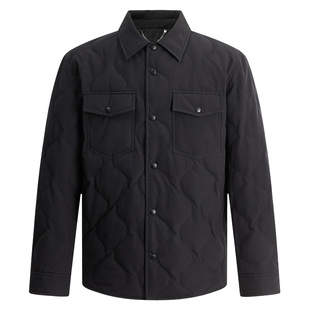 【90白鹅绒】曼加龙2025冬季新款男士薄款羽绒服商务翻领夹克外套