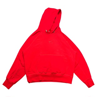 Nike连帽卫衣男 耐克黑色运动休闲舒适宽松纯棉帽衫 DV9778-010