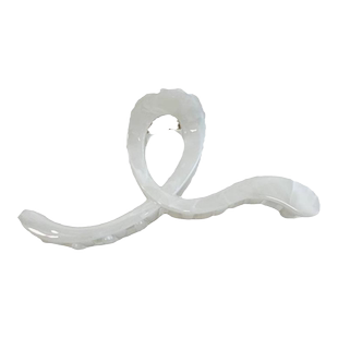 亚克力波浪抓夹发量多厚头发高级感发夹超大号后脑勺鲨鱼夹盘发