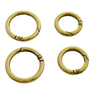 包包配件固定扣手工五金锁扣大全背包带diy材料链条小弹簧圆形扣