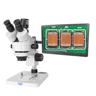 奥斯微光学体视显微镜工业电子手机维修专业级高倍高清数码带电子屏拍照测量PCB外观检测冲压实验解剖专用