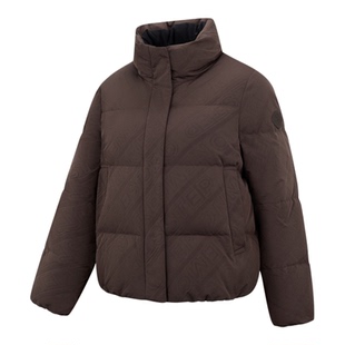 乔丹梭织羽绒服女2025冬季保暖防风综训短款羽绒外套QDEGM2261003