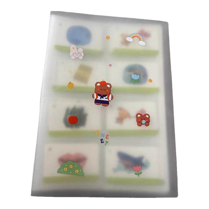 幼儿园小字卡收纳册横版