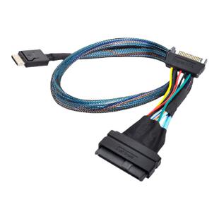 Oculink SFF-8611转SFF-8639 U.2硬盘SSD固态NVME SFF-8611 Oculink 8643转SFF-8639数据U.2 U.3 SSD固态硬盘