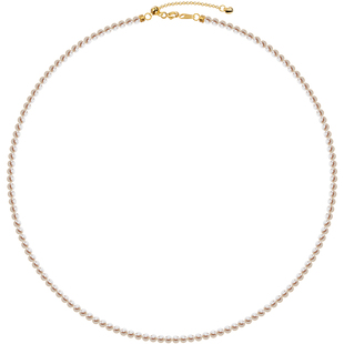 南珠宫S925银 淡水珍珠项链baby珠锁骨链小米优雅叠戴C-X094SD-J