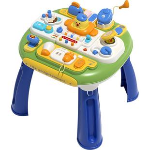 婴儿游戏桌多功能早教启蒙玩具忙碌板0-3岁宝宝蒙氏教育新年礼物6