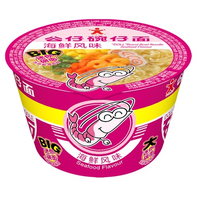 公仔碗仔面big大碗杯装整箱泡面