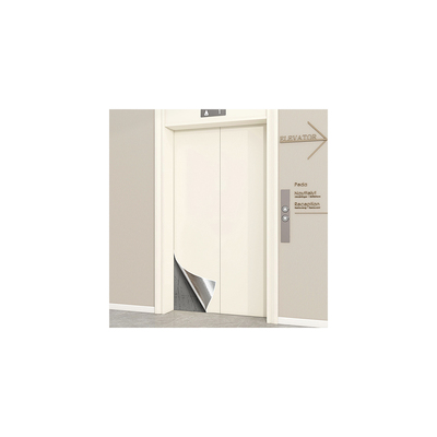 【哑光肤感】电梯门贴纸轿厢内部