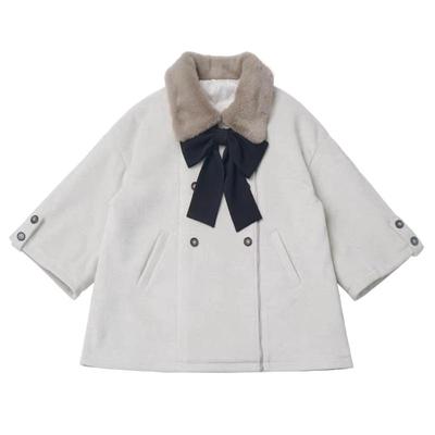 蝴蝶结斗篷千金风流苏边