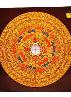 集福堂纯铜风水高精度纯手工罗盘