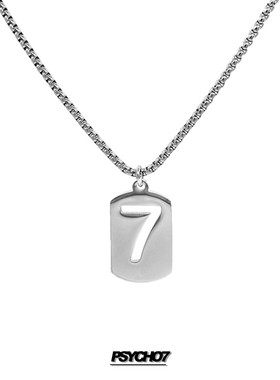 psycho7幸运数字7项链ins情侣