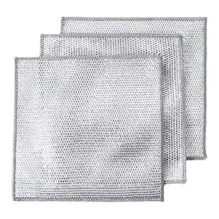 钢丝抹布厨房洗碗布双面网格不沾油清洗家用强力耐磨去污刷锅神器