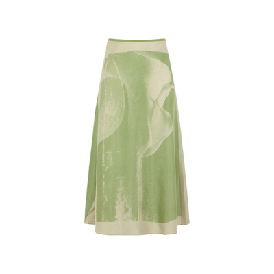 【精工系列】LESS桑蚕真丝腰裙女印花气质宽松A版半身裙2O3D12450