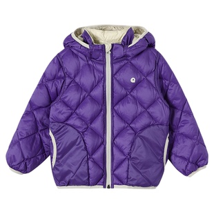 【双面穿90鹅绒服】女童三防白鹅绒羽绒服 宝宝冬季户外山系外套